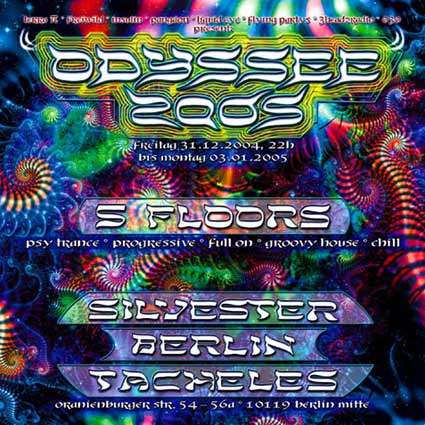 ODYSSEE 2005 - The New Years Electronic Music&Arts Festival 31 Dec '04, 22:00