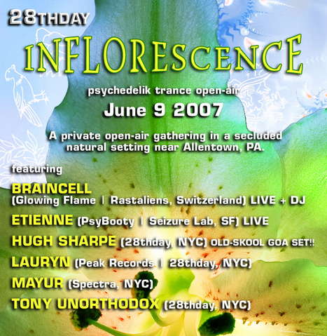 28thday pres: Inflourescence 9 Jun '07, 23:00