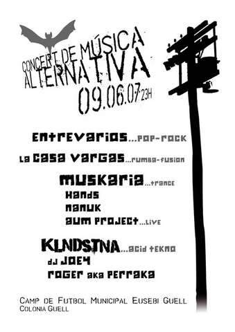 www.muskaria.com:: Alternative Music Concert - OPEN AIR 9 Jun '07, 23:00