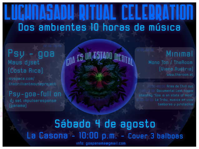 Lughnasadh Ritual Celebration 4 Aug '07, 22:00
