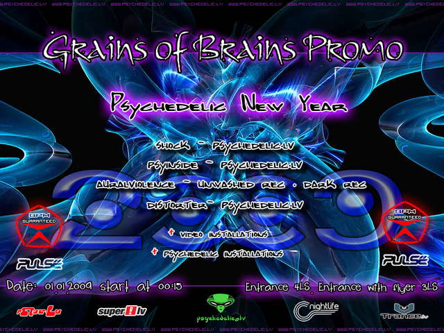 Psychedelic New Year 31 Dec '08, 23:30