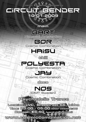 Cosmic Combination: Circuit Blender 10 Jan '09, 23:00