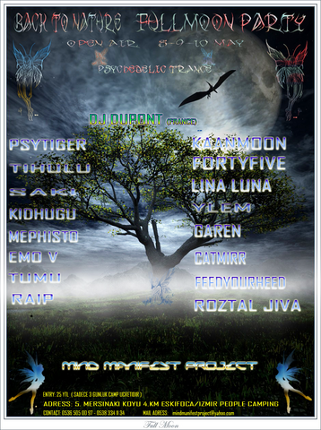 BACK TO NATURE - FULLMOON PARTY 8 May '09, 12:30