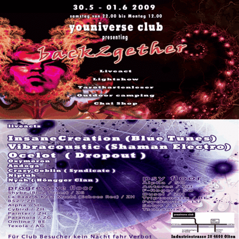 BACK 2 GETHER 30 May '09, 21:00