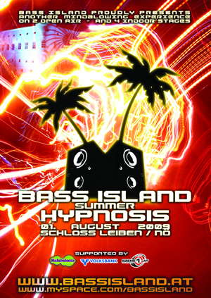 BASS ISLAND HYPNOSIS -Shane Gobi, Mental Broadcast..6 Floors 1 Aug '09, 21:00