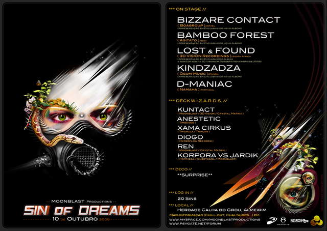 \"SIN OF DREAMS\" by Moonblast OPEN AIR 10 Oct '09, 23:00