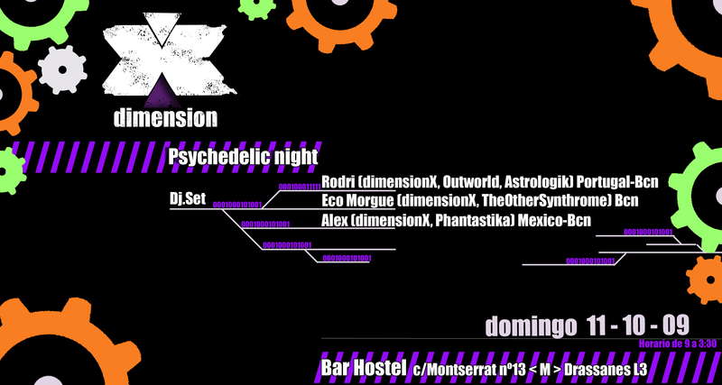 DIMENSION X 11 Oct '09, 21:00