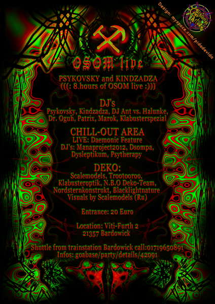 Halloween Dark Horror Night 2 with OSOM LIVE 31 Oct '09, 22:00