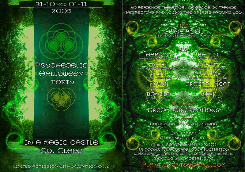 Psychedelic Halloween Party 31 Oct '09, 23:00