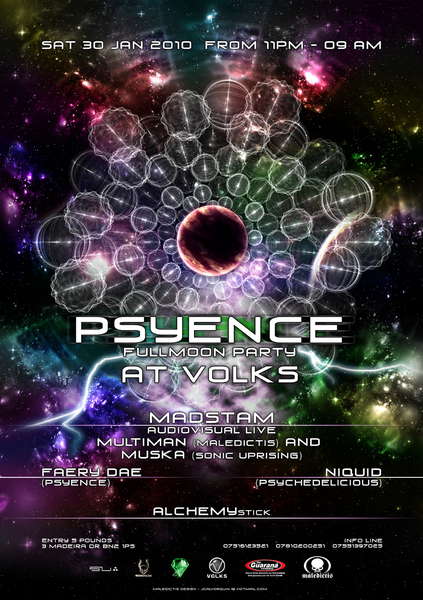Psyence Full Moon Party 30 Jan '10, 23:00