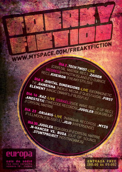 Freaky Fiction @ Europa 23 Jun '10, 23:30