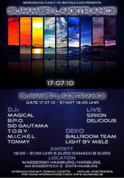 O A Marias Ballroom Presents Summer Laketrance 17 Jul 2010