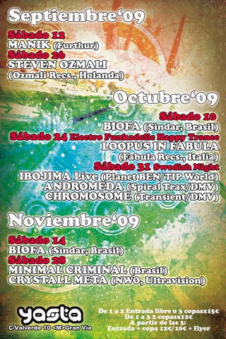 Selenium: Ya´sta Club - DJ BIOFA (SINDAR) BRA 10 Oct '09, 23:30