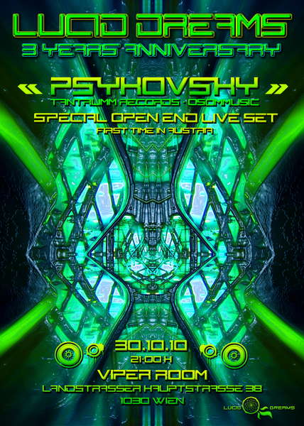 *LUCID DREAMS* ~3 YEARS ANNIVERSARY~ vs ***PSYKOVSKY*** 30 Oct '10, 21:00