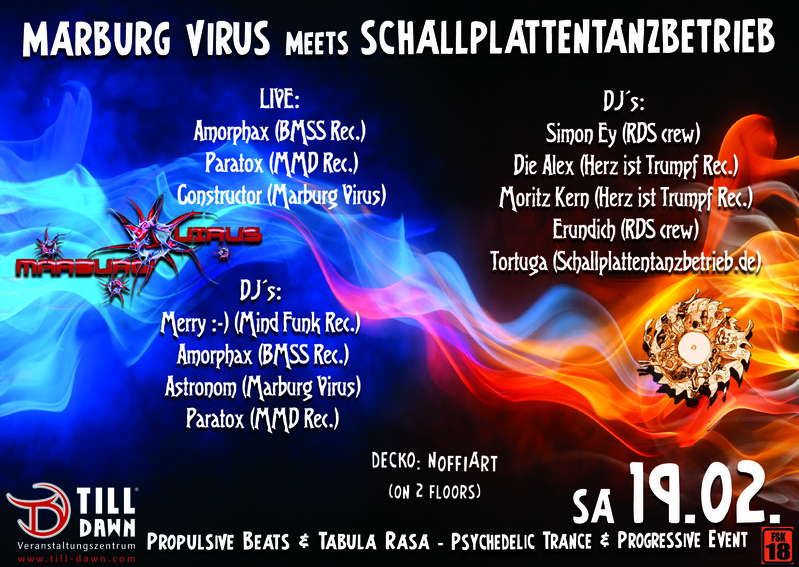 Marburg Virus meets M.S.T on 2 Floors 19 Feb '11, 22:00
