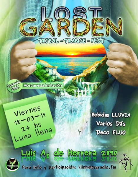 LOST GARDEN tribal-trance-fest 18 Mar '11, 23:30