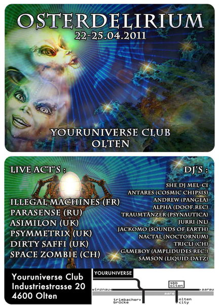 OSTERDELIERIUM 22 Apr '11, 22:00
