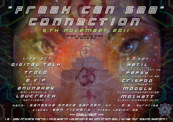 FREAK CAN SEE CONNECTIONS 5 Nov '11, 22:00