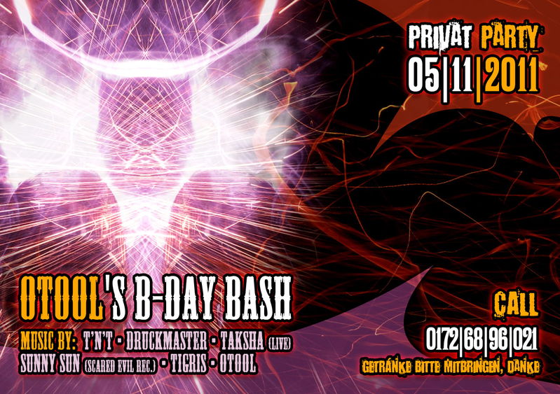 OTOOL´S B-DAY BASH 5 Nov '11, 22:00