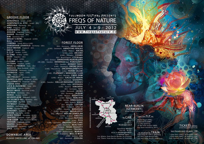 Fullmoon-Festival presents FREQS OF NATURE 04 - 09 July 2012 4 Jul '12, 23:30