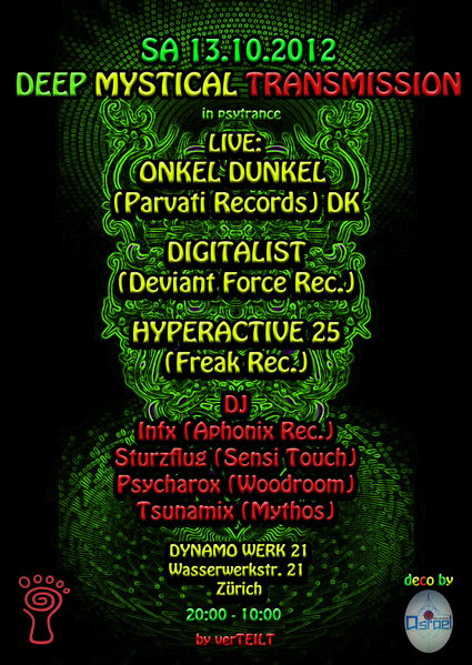 Deep Mystical Transmission I 13 Oct '12, 20:00