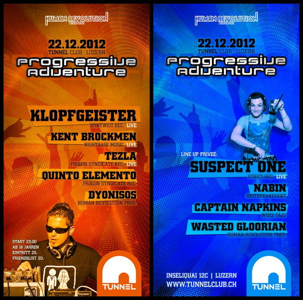 *Progressive Adventure* - Klopfgeister LIVE 22 Dec '12, 23:00