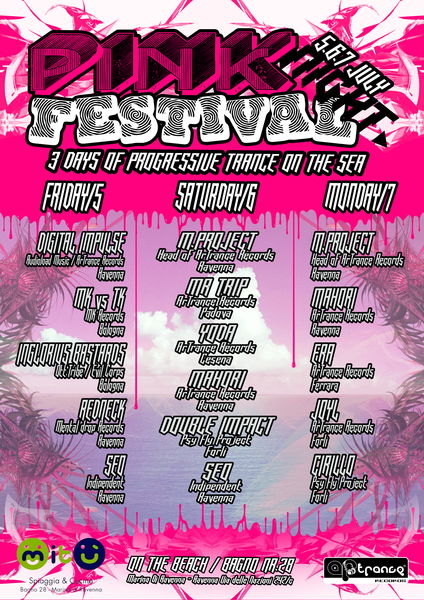 ॐ PINK NIGHT FESTIVAL ॐ Free party on the beach ! 5 Jul '13, 22:00