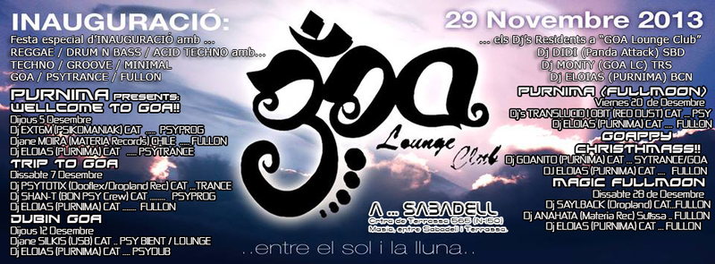 MAGIC FULL ON @ GOA Lounge Club SBD (by PURNIMA) 28 Dec '13, 18:00