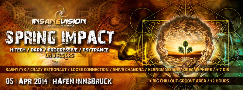 INSANE VISION pres. ★SPRING IMPACT★- on 3 FLOORS 5 Apr '14, 22:00