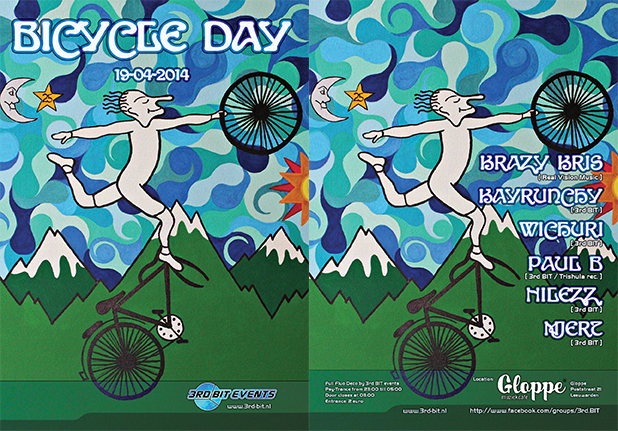 Bicycle Day 19 Apr '14, 23:00
