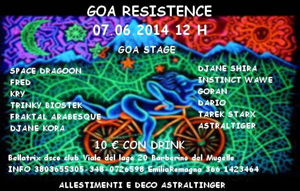 Goa Resistence 7 Jun '14, 22:30
