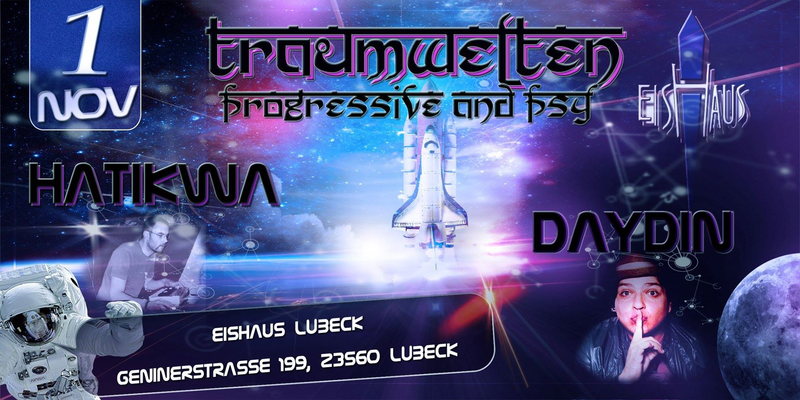 ૐ TRAUMWELTEN ૐ DAY.DIN / HATIKWA - LIVE 1 Nov '14, 22:00
