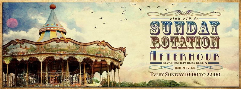 SUNDAY ROTATION - GOA - PROGRESSIVE - PSYTRANCE - AFTERHOUR - 19 Apr '15, 10:00