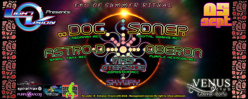 END OF SUMMER RITUAL 5 Sep '15, 23:00