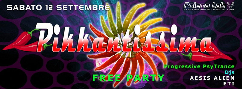 PIKKANTISSIMA - HOT FREE PARTY 12 Sep '15, 23:30