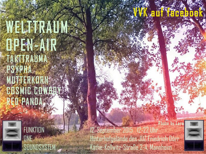 WeltTraum OpenAir 2015 12 Sep '15, 12:00
