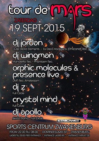 Tour de Mars 19 Sep '15, 22:00
