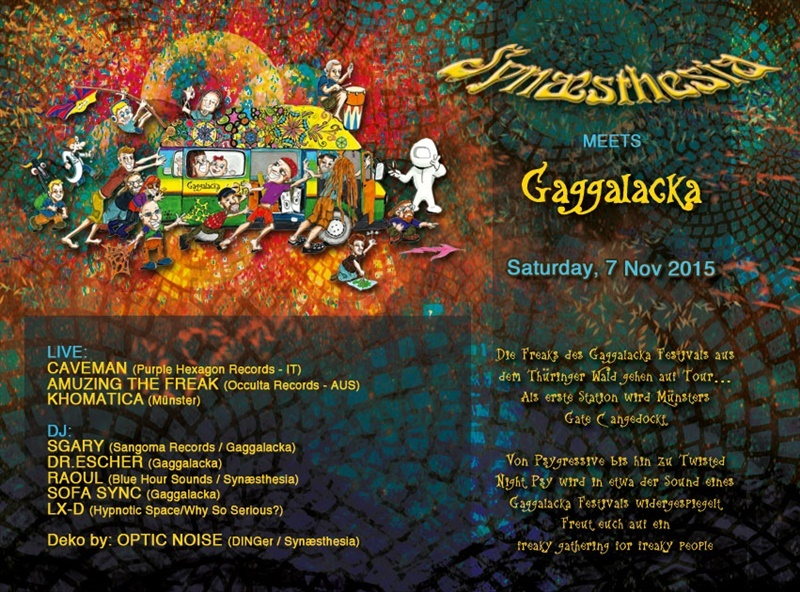 Synæsthesia meets Gaggalacka 7 Nov '15, 22:00