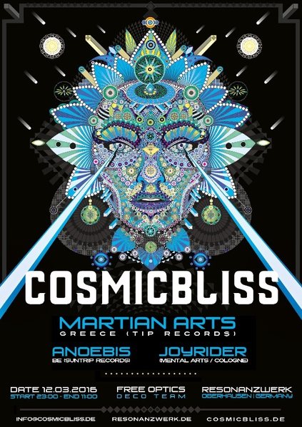 ::COSMICBLISS :: MARTIAN ARTS - LIVE 12 Mar '16, 23:00