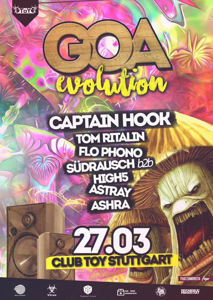 Evolution w // CAPTAIN HOOK (Iboga) 27 Mar '16, 23:00