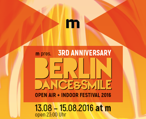 ::: Berlin Dance & Smile Open Air Festival 2016 13 Aug '16, 23:00
