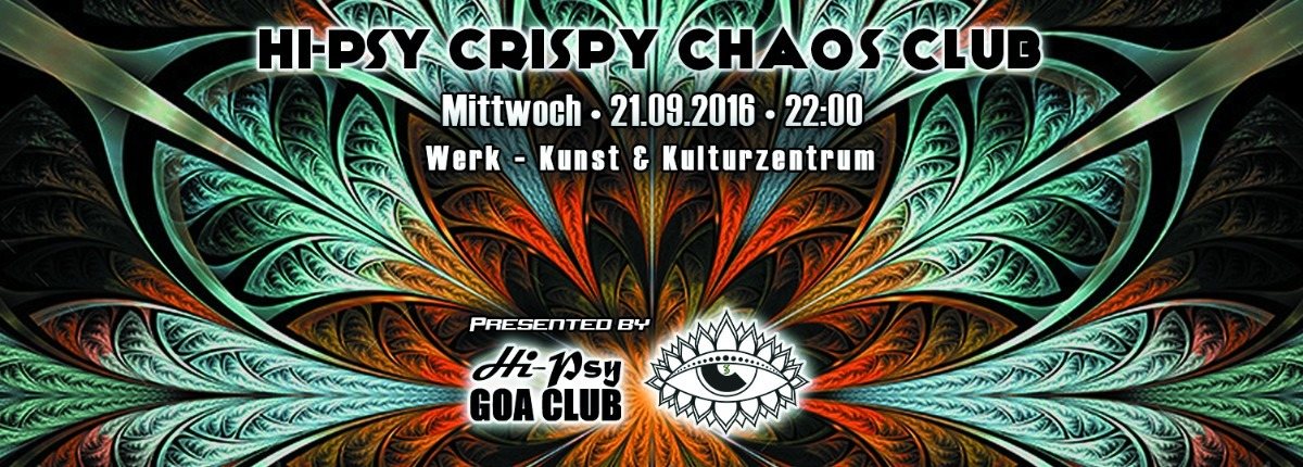 HPC³ - HiPsy Crispy Chaos Club 24 Sep '16, 22:00