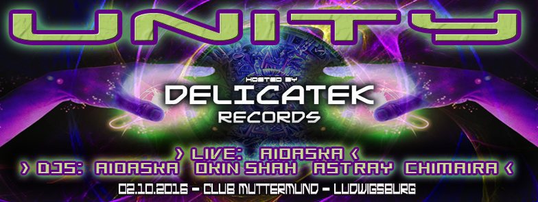 UNITY ₪ Trance Dance feat Aïoaska Live ॐ 2 Oct '16, 22:00