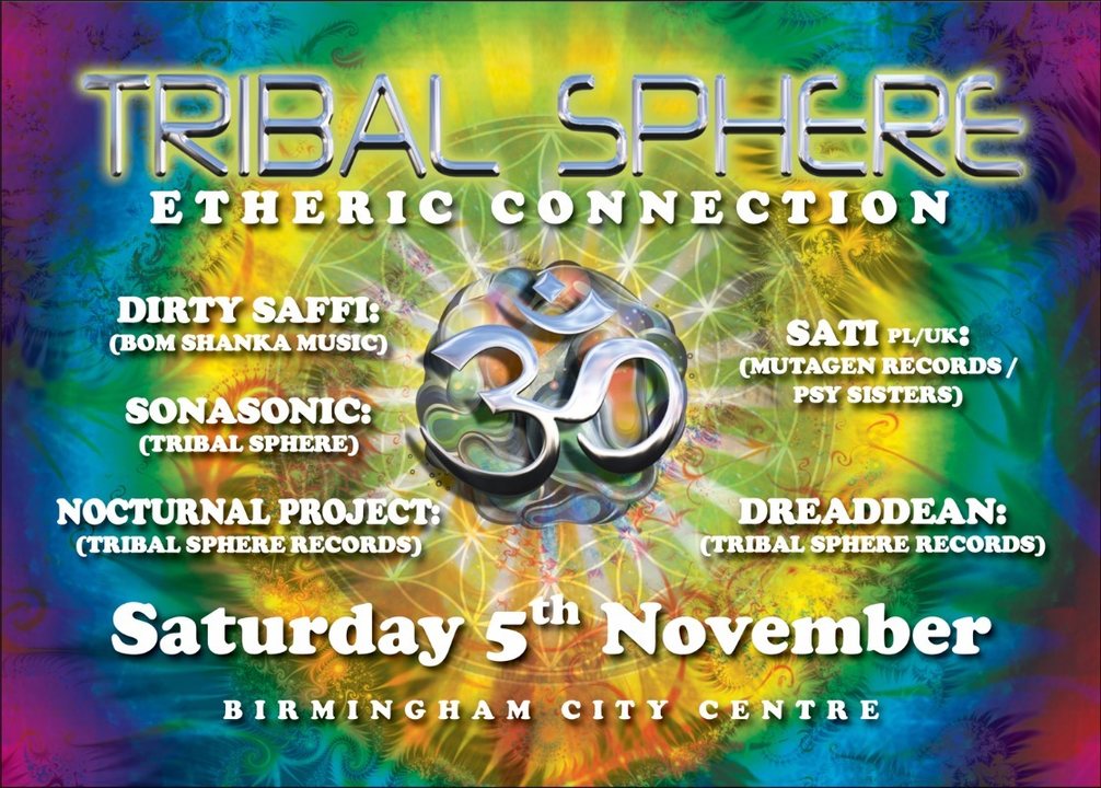 Tribal Sphere: Etheric Connection 5 Nov '16, 22:00