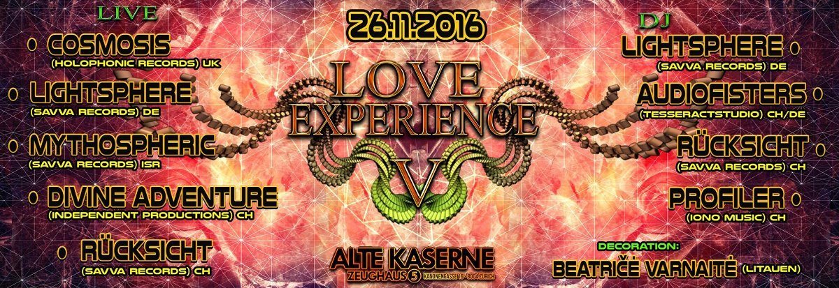 **LOVE EXPERIENCE V** 26 Nov '16, 23:00