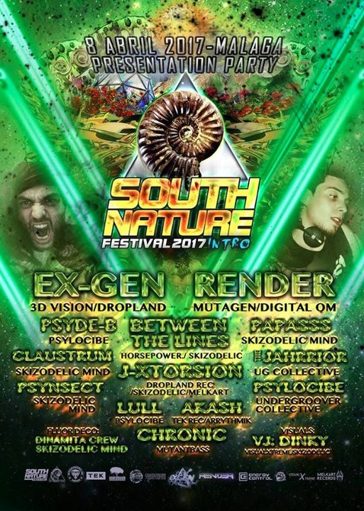 Teaser Party South Nature Festival (Malaga.) 8 Apr '17, 22:00