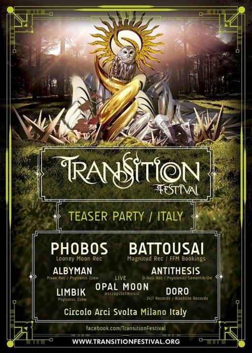 Transition Festival Teaser Party 15 Apr '17, 22:30