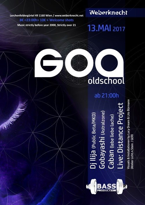 Oldschool Goa Party @ Weberknecht 13 May '17, 21:00