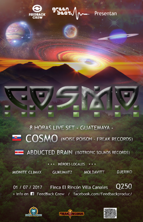 Cosmo: 8 horas en Guatemala 1 Jul '17, 20:00