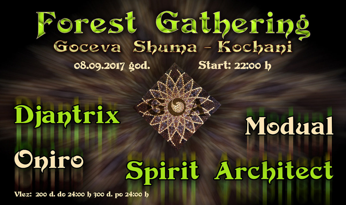 Forest Gathering 8 Sep '17, 22:00